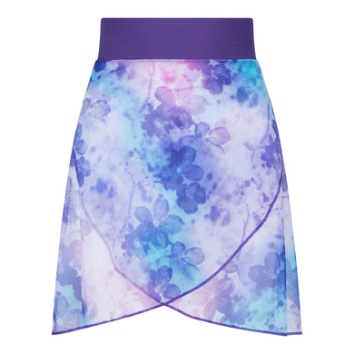 Floral Print Wrap Skirt