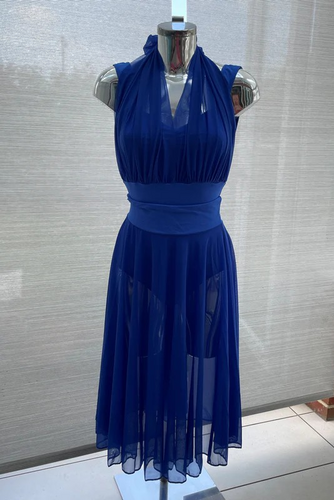 Marilyn Dance Set in Royal Blue