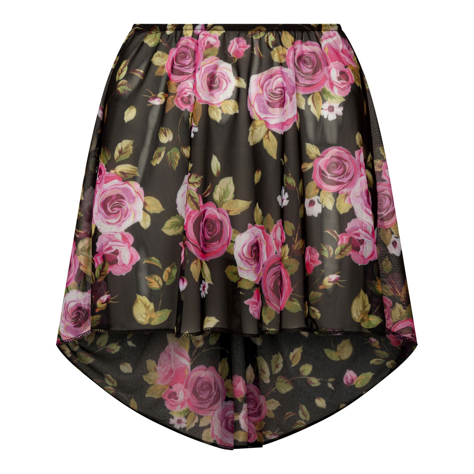 Black velvet clearance pull on skirt