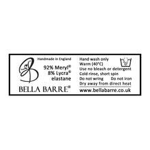 Load image into Gallery viewer, Meryl Washing Label for Bella Barre&#39;s Adult Ballet, Dance &amp; Fitness Wear
