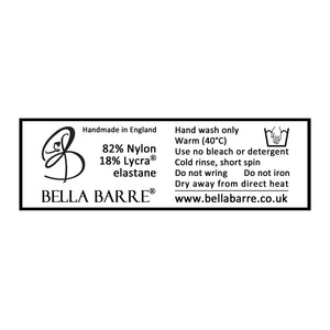 Sheer Washing Label for Bella Barre's Adult Ballet, Dance & Fitness Wear