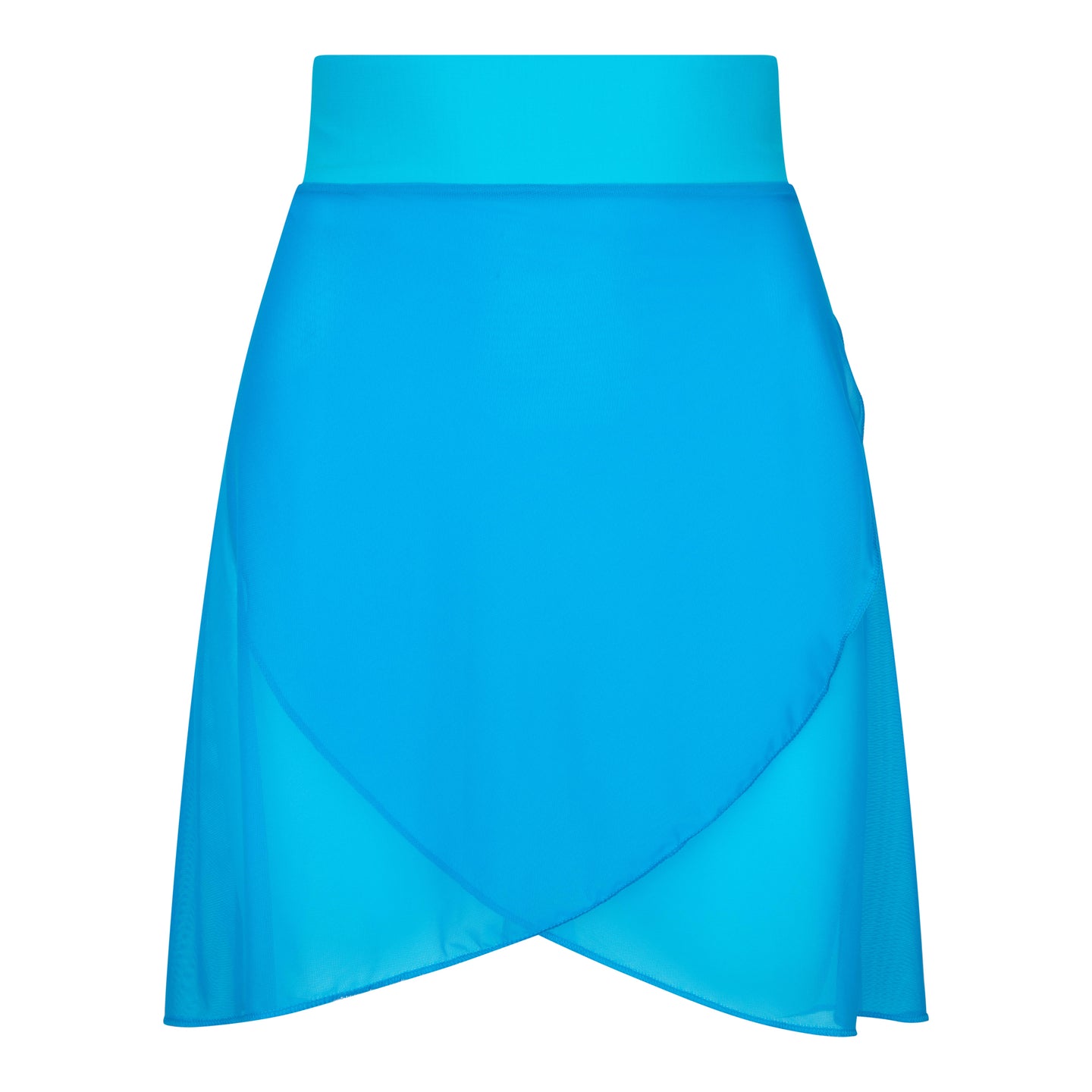 Turquoise Lux Wrap Skirt