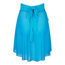 Load image into Gallery viewer, Turquoise Lux Wrap Skirt